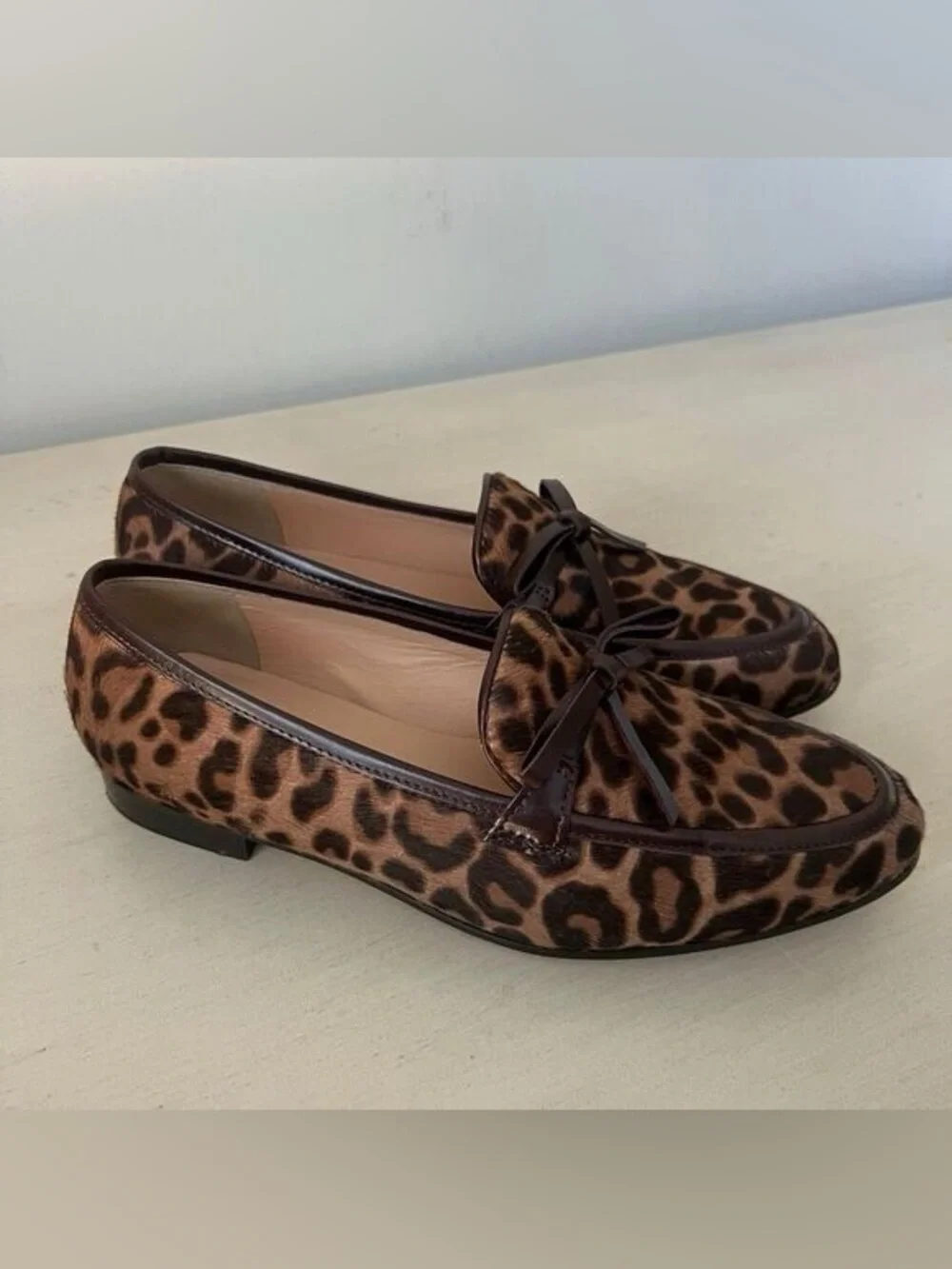 J. Crew Collection Academy Loafers in Calf Hair. Size 9. Like New.